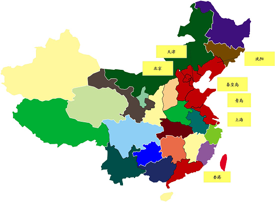 7城市自驾旅地图