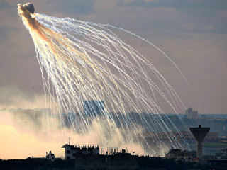 人权观察组织称以色列在加沙使用白磷弹