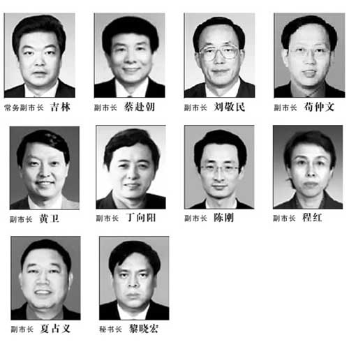 北京市政府调整领导分工